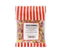 Monmore Sour Dummies | 140g Bag | Fizzy & Chewy Fruit Flavoured Gummy Sweets | Tangy Party Candy