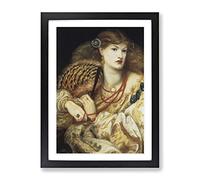 Monna Vanna By Dante Gabriel Rossetti Classic Painting Framed Print | A2 Black Framed Wall Art | Ready to Hang | Classic Historical Picture | Living Room Bedroom Lounge Office