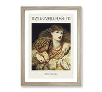 Monna Vanna By Dante Gabriel Rossetti Exhibition Museum Painting Framed Print | A3 Oak Framed Wall Art | Ready to Hang | Modern Historical Picture | Living Room Bedroom Lounge Office