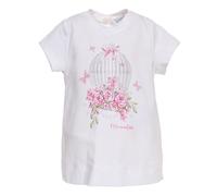 Monnalisa Bebé Girls Bird Cage Tunic Top-24 Months
