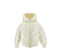 Monnalisa chevron-quilted hooded jacket - Neutrals 2-3-4-5-6-7-8-9-10-11-12-XS-S-M-L