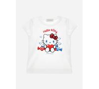 Monnalisa Girls Hello Kitty T-Shirt in White - White - 2 Yrs