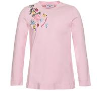 Monnalisa Girls Pink Cotton Flower T-Shirt-5 Years