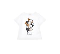 Monnalisa Girls White Cotton Balloon Print T-Shirt-8 Years