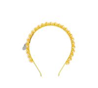 Monnalisa heart-charm headband - Yellow One Size