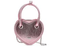 Monnalisa heart-shaped shoulder bag - Pink One Size