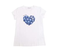 Monnalisa heart tennis-balls print T-shirt - White 5