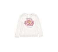 Monnalisa Large Diamanté Peony T-Shirt-12 Years