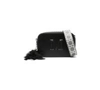 Monnalisa logo-embossed shoulder bag - Black One Size