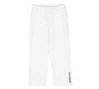 Monnalisa logo-print elasticated-waist trousers - White 8