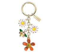 MONNEL Women's Zinc Alloy Metal Little Sunflower Honey Bee and Daisy Charms Key Ring Keychain Z687