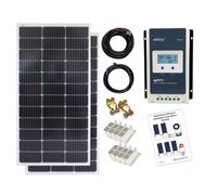 Mono 200W Solar Panel Kit 4 MPPT Charge Controller