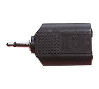 Mono 3.5mm Plug to 2 x Mono 3.5mm Sockets Adapter