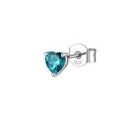 Mono Earring Women's Brosway Fancy FAG10 925 Silver Crystal Aqua Green