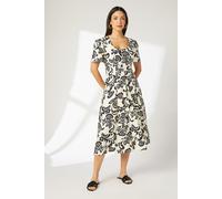 Mono Floral Seam Detail Midi Dress Principles Mono 16