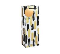 Mono Paint Strokes Bottle Bag White Pack of 6 37010-4C