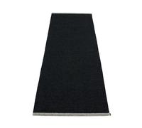 Mono Plastic Carpet 85x260 Pappelina Black - 7340020405526