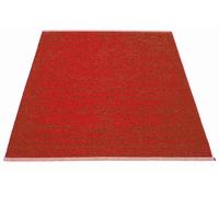 Mono Plastic Rug 230x320 cm Pappelina Dark red - 7340020466763