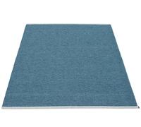 Mono Plastic Rug 230x320 cm Pappelina Ocean blue - Dove blue - 7340020466800