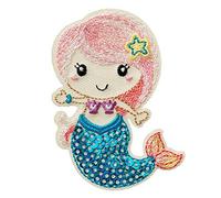 Mono Quick 10432 Mermaid Sequins Appliqué Iron-On Patch Glitter Nixe