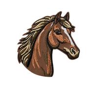 Mono-Quick 14155 RECYCL-PATCH Horse Head Appliqué Patch Made from Recycled PET Bottles