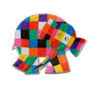 Mono-Quick 1805x Elmer appliqué, Iron-on Patch, Elephant (18052 - Elmer Side)