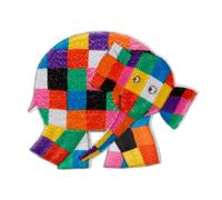 Mono-Quick 1805x Elmer appliqué, Iron-on Patch, Elephant (18052 - Elmer Side)