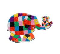 Mono-Quick 1805x Elmer Applique, Iron-On Patch, Sew-On Elephant (18053 - Elmer with Bear)