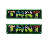 Mono-Quick 1825x TMNT© Team Applique, Iron-On Patch, Various Designs, Teenage Mutant Ninja Turtles (18259 - TMNT Logo Set)