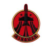 Mono-Quick 1829x Top Gun Maverick © Logo Applique, Iron-On Patch, Various Designs (18292 - TGM Wingman)