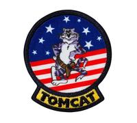 Mono-Quick 1830x Top Gun© Logo Applique, Iron-On Patch, Various Designs (18301 - TG Tomcat)