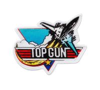 Mono-Quick 1830x Top Gun© Logo Applique, Iron-On Patch, Various Designs (18303 - TG Flugzeug)