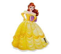 Mono Quick Disney Princess Appliques, Iron-on Patches, Ariel, Vaiana, Mulan, Belle and Much More (14085 - Belle)