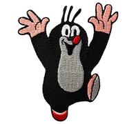 Mono Quick GmbH Details. Kids Embroidered Iron on 7,0x7,0 cm The Mole Pauli (Coloured and Hits