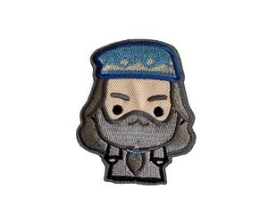 Mono-Quick Harry Potter Albus Dumbledore Iron-on Patch 5 x 6 cm for Adults Kids with Wizard Magic Hogwarts Fan, Clothing Jeans Denim Birthday Gift
