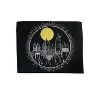 Mono-Quick Harry Potter Hogwarts School Iron-on Patch 5,9 x 7,5 cm for Adults Kids with Cult Magic Original Vintage, Clothing Jeans Denim Birthday Gift