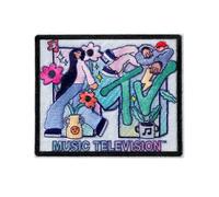 Mono-Quick 1830x MTV© Logo Applique, Iron-On Patch, Various Designs (18308 - MTV Hippie)