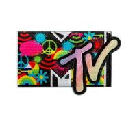 Mono-Quick 1830x MTV© logo appliqué, iron-on patch, various designs (18306 - MTV Peace)