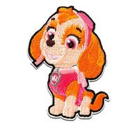 Iron on Patches - Paw Patrol Skye - Pink - 7x4,9cm - Spin Master Application Embroided Patch Badges