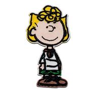 Mono Quick Peanuts Sally - Iron On Patches Adhesive Emblem Stickers Appliques, Size: 7,5 x 4 cm