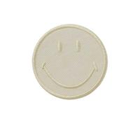 Mono Quick® Smiley© Iron-On Patch Iron-On Appliqué Patches Iron-On Size: 5 x 5 cm (Vanilla)