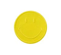 Mono Quick® Smiley© - Iron-On Sew-On / Iron-On Appliqué Patch 5 x 5 cm (Yellow)