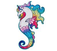 Mono Quick Unicorn Seahorse Seahorse Iron-On Patch