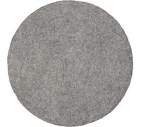 Mono Round Felt Rug Ø 160 cm myfelt Carl (mottled grey) - 7426899632956