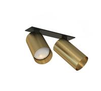MONO SURFACE II BRASS/BLACK CEILING LIGHT SPOT PT 2X 7745