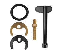 Monobloc Tap Fixing Kit - ShiningUU 5-Pack Single Hole Horseshoe Fastening Kit for Basin & Sink Mixer Taps, Hot/Cold Water Faucet Fixing Nut Accessories (Bathroom & Kitchen)