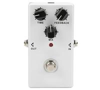 Monoblock Effects Pedal, Analog Delay Pedal Compact Size Lossless Transmission Clear Tone 30mA TIME FEEDBACK MIX with True Bypass for Electric Guitar