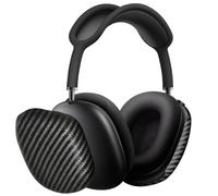 MONOCARBON Carbon Fiber Case for AirPods Max Headphones, Ultra Protective - Matte Black