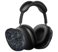 MONOCARBON Real Carbon Fiber Case for AirPods Max (2024/2020), Military-Grade Protective Hard Cover for Apple Headphones, Unique Forged Matte, Scratch-Resistant, Essential Accessories-Matte Blue