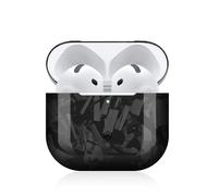 MONOCARBON Real Forged Carbon Fiber Case for Airpods 4,Ultra Light & Thin/Scratch Resistant Protective Hard Cover for 2024 New 4th Generation Airpods,Compatible with MagSafe Wireless Charging